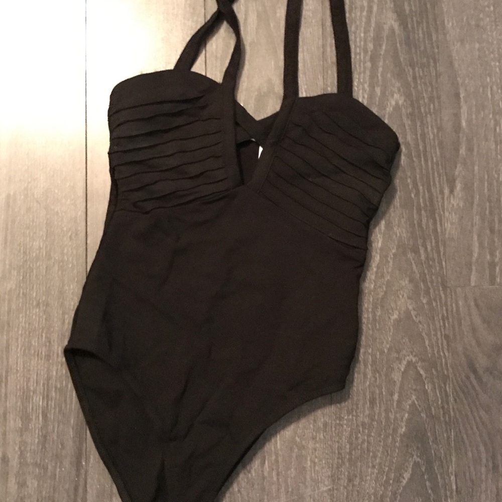 Urban Outfitters Black Body Suit NWT